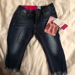 Fringe leggings/ankle jeans! Brand new with tags!!